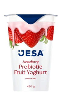 probiotic strawberry fruit yoghurt1
